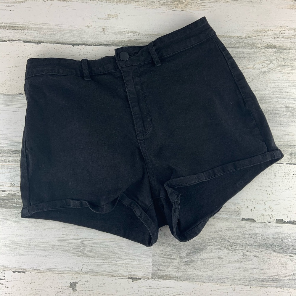 KENDALL & KYLIE Black Denim Shorts Size 27